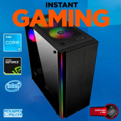 คอมพิวเตอร์เล่นเกมส์ของใหม่ทุกชิ้น- Intel® Core™ I3-10105F RAM 8GB GT-710 (GEN11)