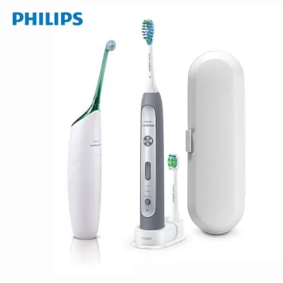 แปรงสีฟันไฟฟ้า Philips Sonicare HX8273/20 Flexcare Platinum Rechargeable Toothbrush and Philips Sonicare AirFloss Duo Pa