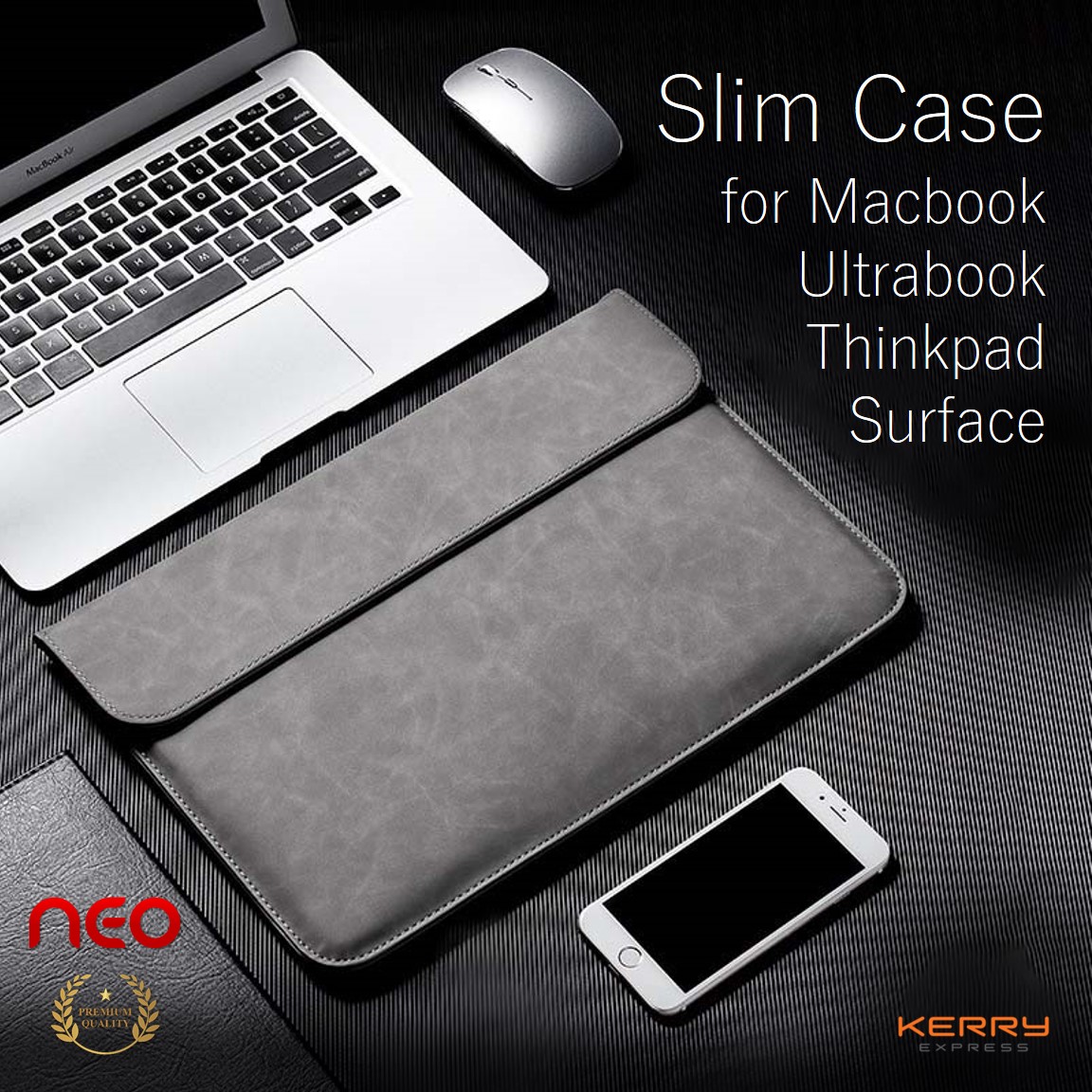 NEO เคสMacbook Ultrabook ดีไซน์เรียบหรู บางเบา  13.3 ,15.4 นิ้ว เคสโน็ตบุ๊ค เคสแล็ปท็อป กันรอยกันกระแทก Ultra Slim Case for Laptop Macbook Air Pro SurFace Thinkpad 13.3 ,15.4 inch