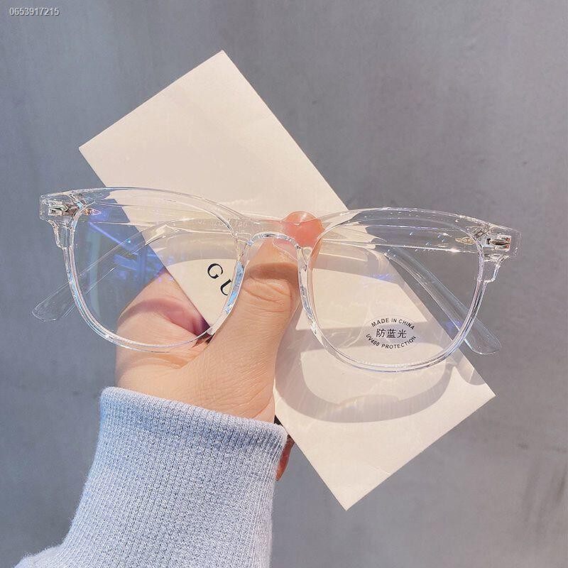 แว่นตาแฟชั่น แว่นตากรองแสงสีฟ้า แว่นสายตาสั้น 50 ถึง -400 แว่นกันแสงสีฟ้าเกาหลี สไตส์แฟชั่นป้องกัน