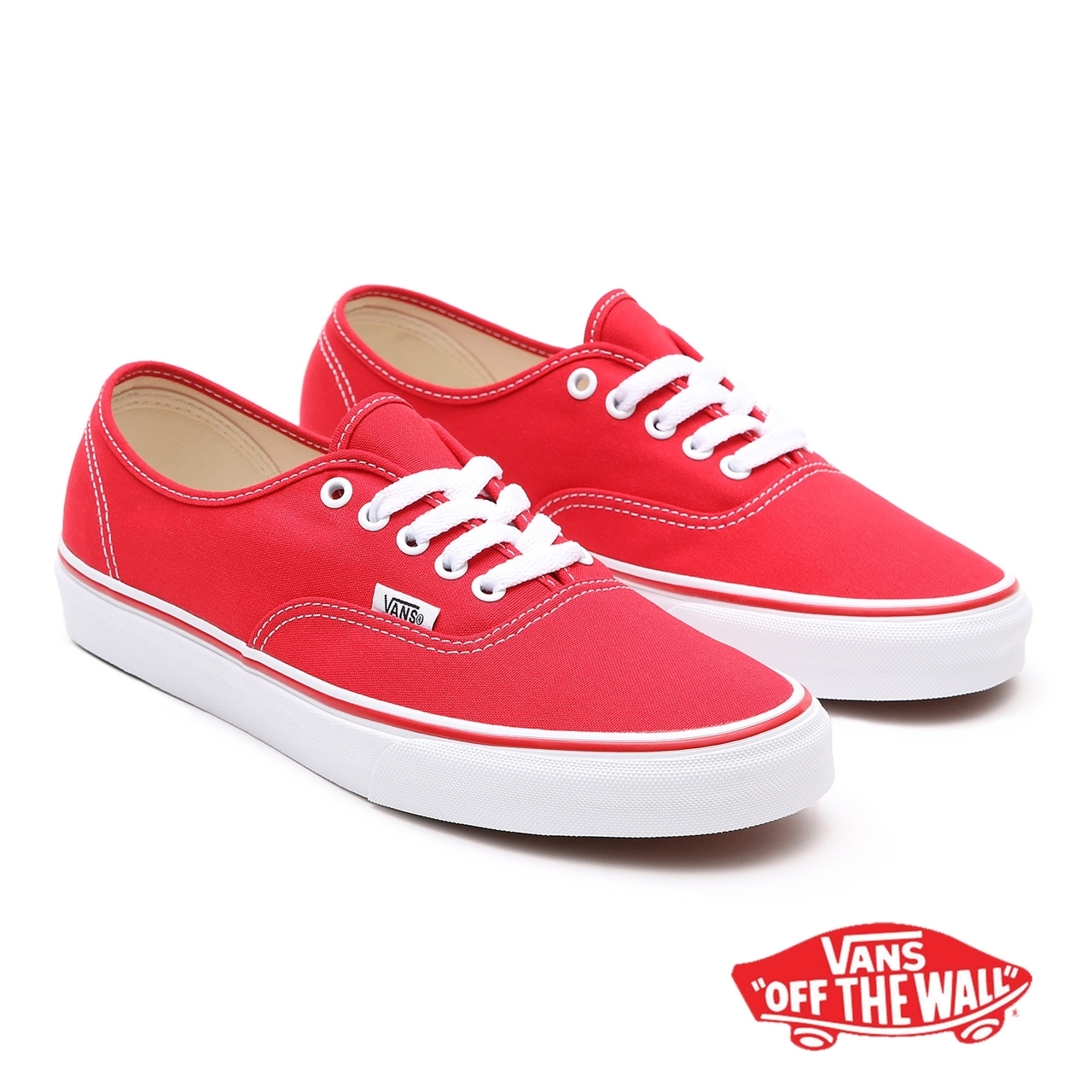 [ลิขสิทธิ์แท้] Vans Authentic Classic Red รองเท้า แวนส์ แท้ ได้ทั้ง