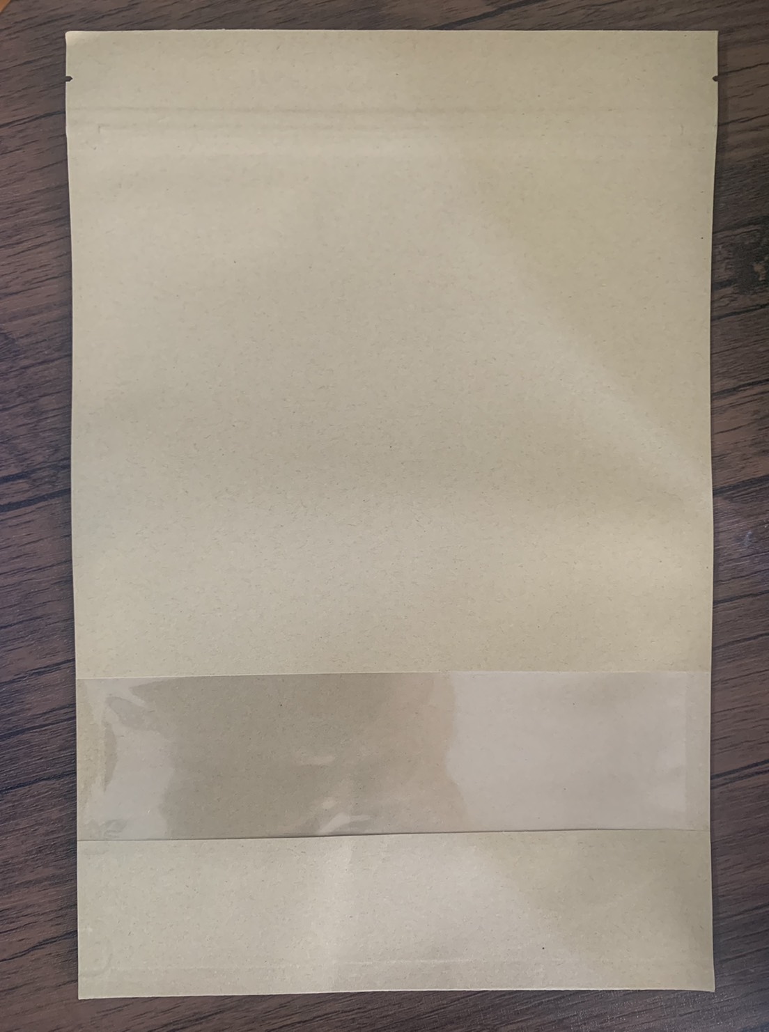 ถุงคราฟท์ ซิปล็อค 20x30 cm (แบบหนา)50ใบ/แพ็ค ถุงกระดาษ ถุงใส่ขนม ถุงใส่คุกกี้ ด้านหน้าเป็นพลาสติกใส No Brand