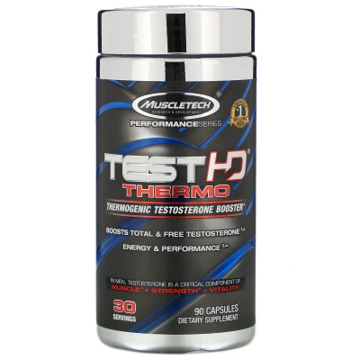 MuscleTech Test HD Thermo TESTOSTERONE BOOSTER Performance Series 90 Capsules Pre-workout Nitrix Oxide สมรรถนะ สมรรถภาพผู้ชาย