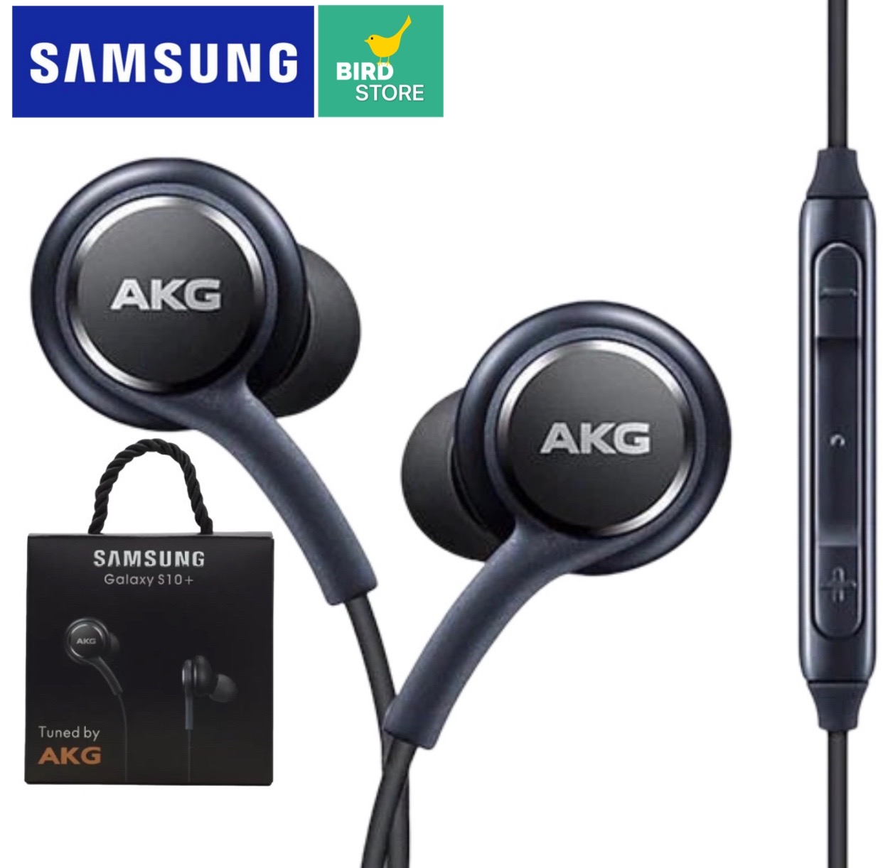 หูฟัง AKG S8  หูฟังเอียร์บัด หูฟัง Samsung เสียงดีคุณภาพสูงเบสแน่น หูฟังซัมซุง เสียงเพราะ ฟังชัดระดับHD BY BIRD-STORE