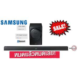 Samsung Soundbar รุ่น HW-K350 150 W 2.1 Ch Flat Subแบบมีสายเหมาะกับการ
ฟังเพลง ดูหนัง