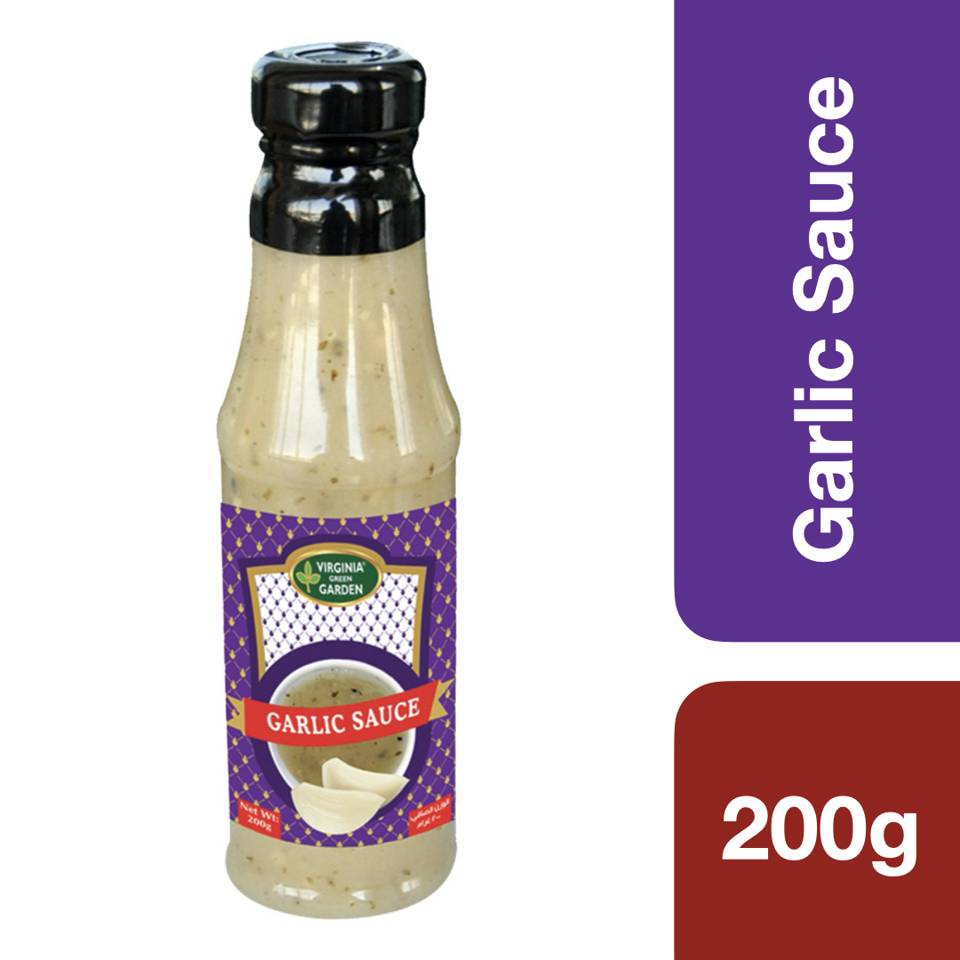 Virginia Green Garden Garlic Sauce 190g ++ เวอร์จีเนียกรีนการ์เด้น ซอสกระเทียม 190g