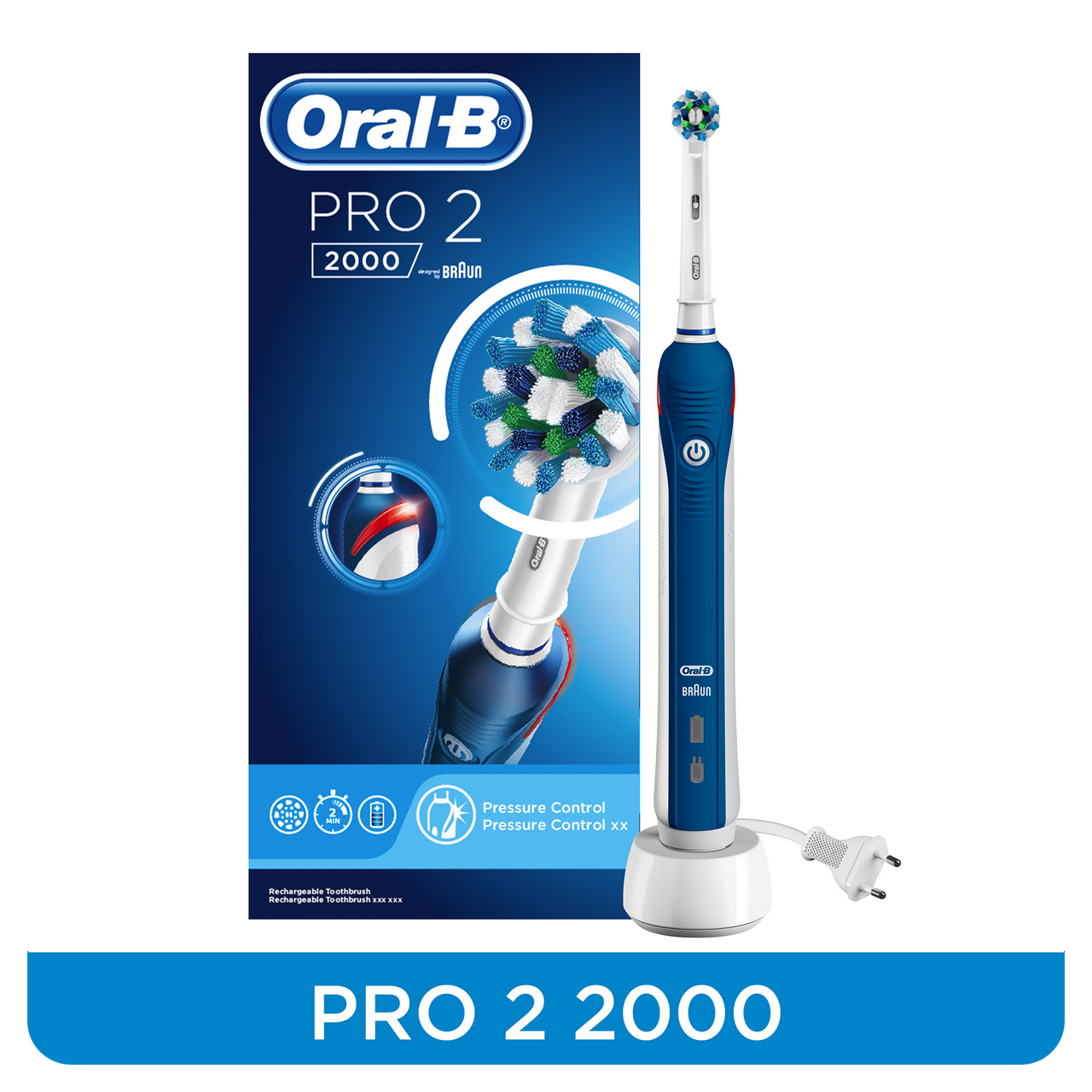 Oral B Electric Power Toothbrush Pro2 2000 2 oral-b-electric-power-toothbrush-pro2-2000-2