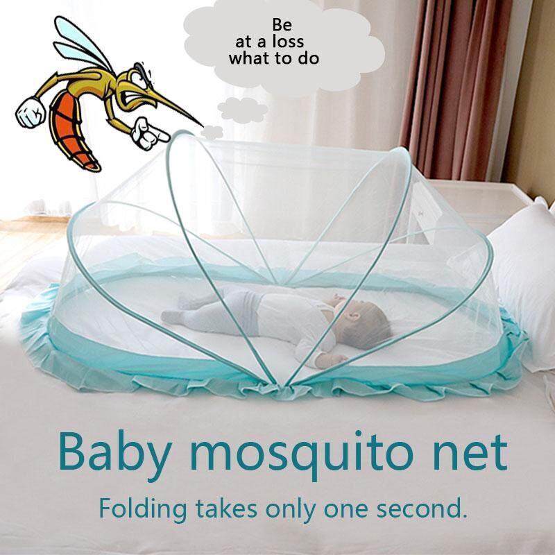ราคา [สินค้าพร้อมส่งในไทย]มุ้งครอบเด็ก มุ้งเด็กอ่อน ของใช้เด็กอ่อน ของใช้เด็ก ผ้าม่าน โดมเต็นท์ มุ้ง มุ้งเด็ก Foldable Multifunctional Mosquito Nets for Infants Baby Crib Netting Baby Bed Mosquito Nets