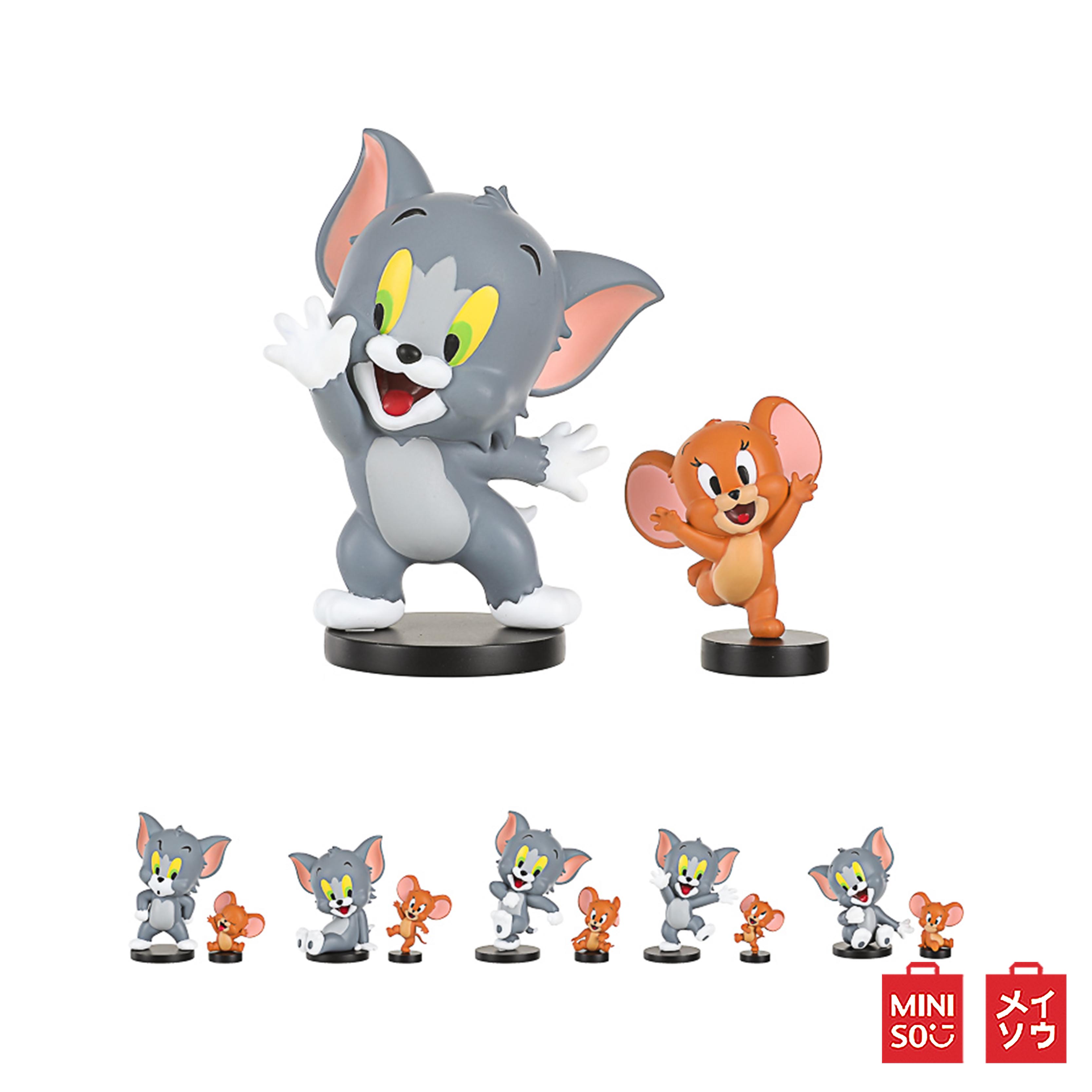 MINISO กล่องสุ่มโมเดล Tom&Jerry I LOVE CHEESE Collection Figures Blind box