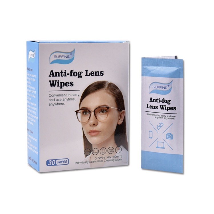 ทิชชู่เช็ดแว่น ผ้าเช็ดแว่นพกพา  Lens wipes ผ้าเช็ดแว่นตา ผ้าเช็ดแว่น lens cleaning wipes กระดาษเช็ดแว่น กระดาษ เช็ดแว่นตา 1 กล่องบรรจุ 30 ชิ้น