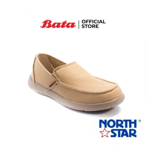 ภาพหน้าปกสินค้า*Best Seller* Bata บาจา ยี่ห้อ North Star รองเท้าสนีคเคอร์ รองเท้าแบบสวม รองเท้าทรงลำลอง สำหรับผู้ชาย รุ่น Cruise สีเบจ 8598038 ที่เกี่ยวข้อง