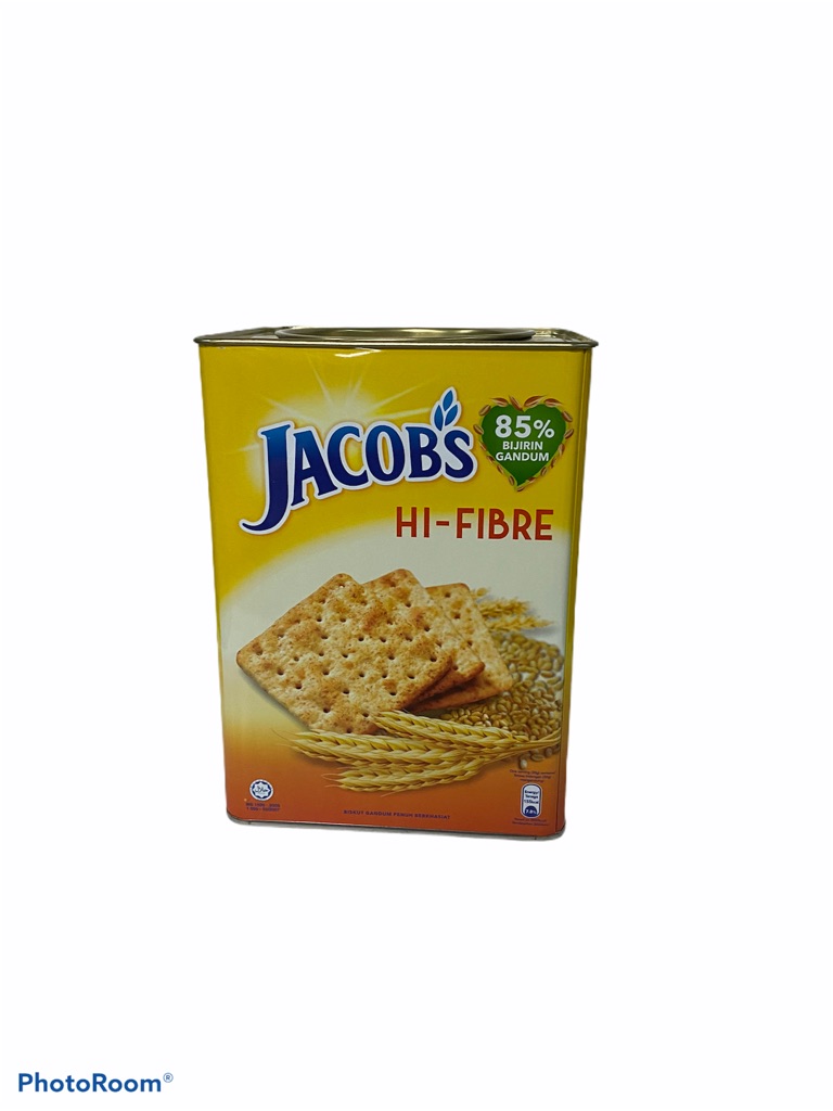 JACOB'S HI-FIBRE 700g จาคอป ไฮไฟเบอร์ 1ปี๊บ/700g  ราคาพิเศษ  สินค้าพร้อมส่ง!!
