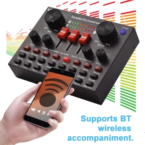 ภาพหน้าปกสินค้าV8S+ plus เสียงสด Sound Card การ์ดเสียง สำหรับโทรศัพท์ คอมพิวเตอร์ ชุดหูฟัง USB ไมโครโฟน การ์ดเสียงภายนอก Webcast ม ที่เกี่ยวข้อง
