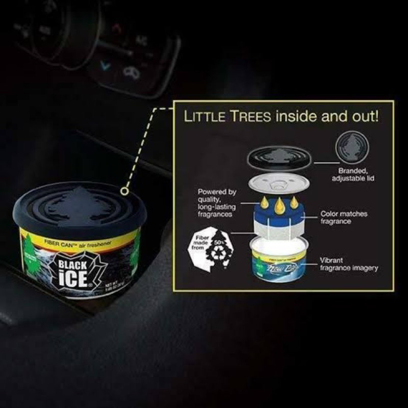 น้ำหอม น้ำหอมติดรถ Little trees black ice ของแท้ made in USA หอมนาน ...