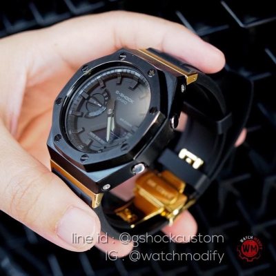 นาฬิกา G-SHOCK GA-2100 Ap สายRubber Gold Black ของแท้100% ประกันศูนย์ว่าประกันศูนย์central 1ปี นาฬิกา G-SHOCK GA-2100 Ap สายRubber Gold Black ของแท้100% ประกันศูนย์ว่าประกันศูนย์central 1ปี