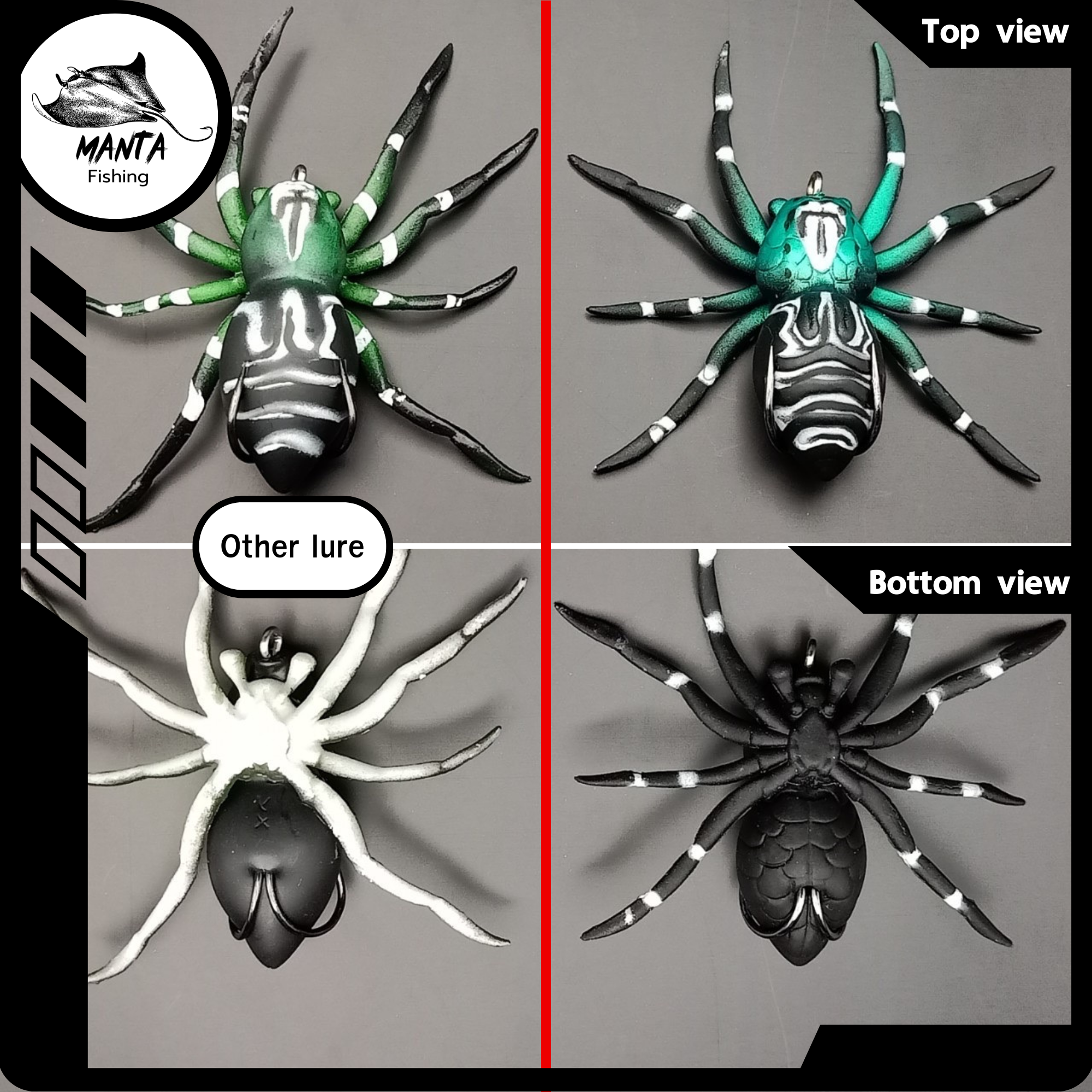 Lunkerhunt Phantom Spider Topwater Lure