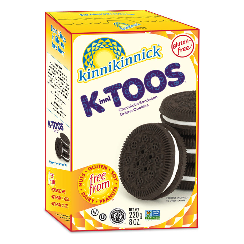 KinniToos Cookies ขนมเด็กแพ้อาหาร โอริโอTop8free ไม่มีนม ไม่มีแป้ง ไม่มีไข่ ไม่มีถั่วเหลือง รสโอรีโอ