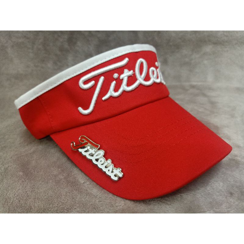 หมวกครึ่งใบพร้อมมาร์กเกอร์ Tit's, Tit's Unisex Golf Visors with Marker New collection 2021!!