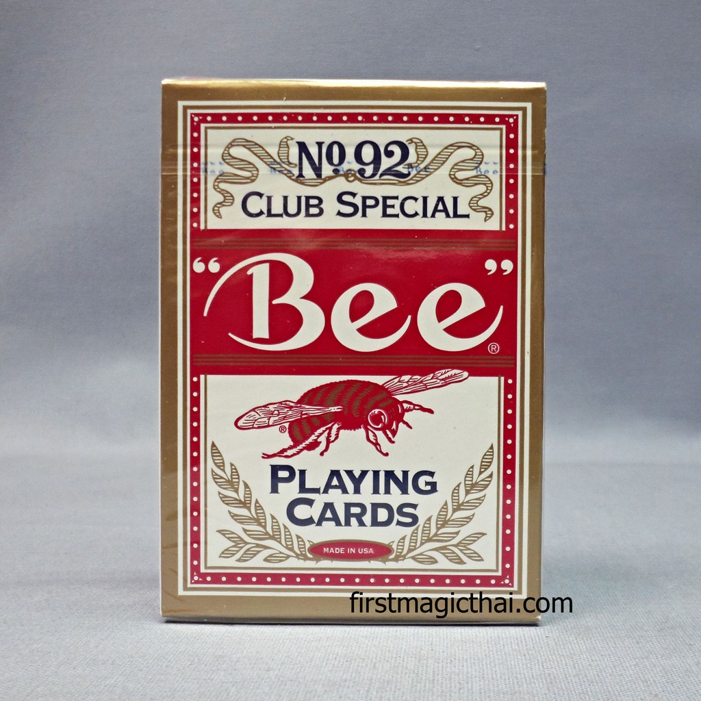 hot Bee No92 Prem Club Special Playing Cards (สีแดง)