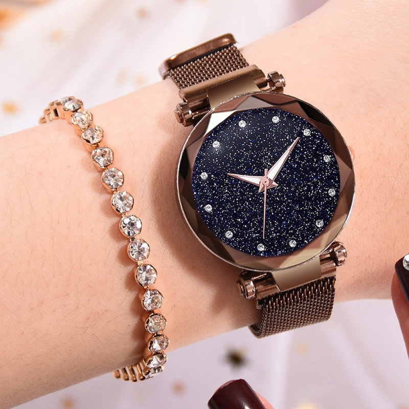 ภาพหน้าปกสินค้าFashion Watch ถูกมาก นาฬิกาสไตล์เกาหลี นาฬิกา ผู้หญิง สวย แฟชั่นผู้หญิง สีน้ำตาล ทอง ดำ ม่วง น้ำเงิน แดง หน้าปัด ดาว จักรวาล กาแล็กซี่