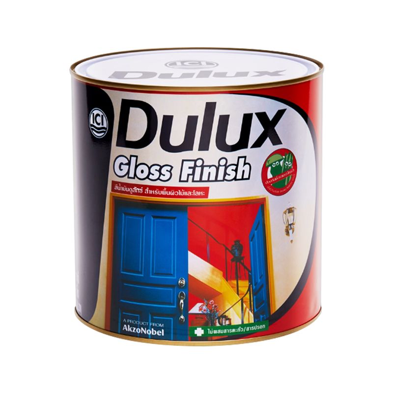DULUX สีน้ำมัน รุ่น กลอส ฟินิช ขนาด 3 ลิตร เบส 1