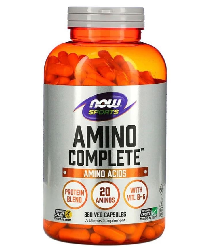 กรดอะมิโน Now Foods Sports Amino Complete 360 Veg Capsules