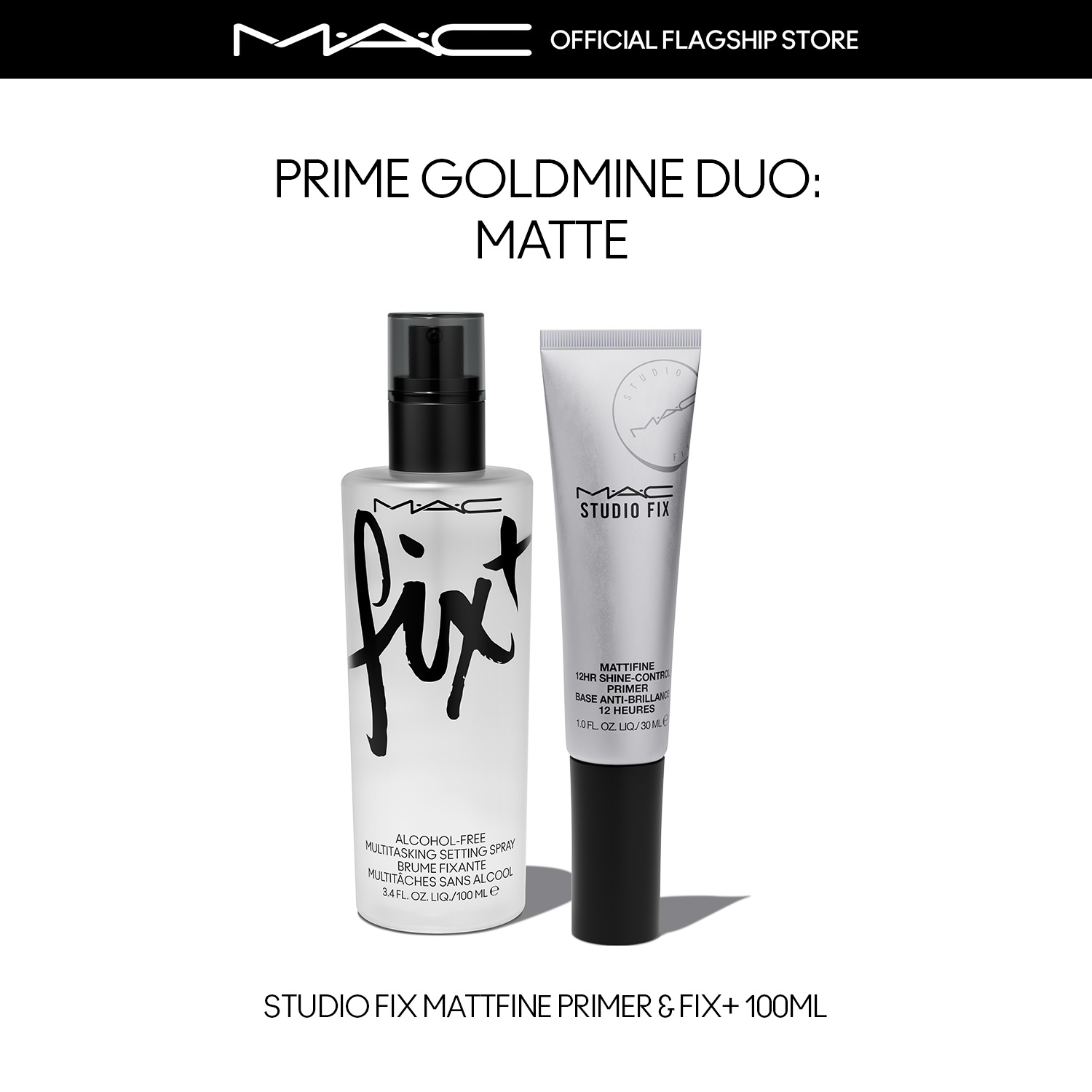 Primer Studio Fix MAC Prime Goldmine Duo เซ็ตติ้งสเปรย์ FIX ORIGINAL 100 มล. และ แมค ...