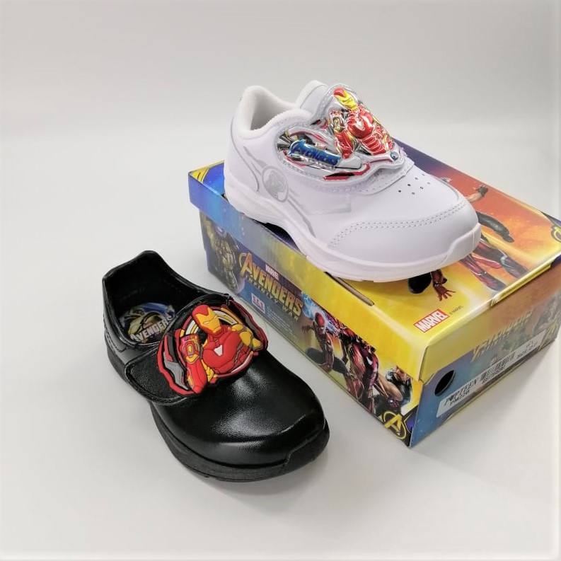 (PM22B 33B) Catcha รองเท้านักเรียน รองเท้าพละ เด็กชาย Size 25-32 คาแรคเตอร์ Avenger Infinity War