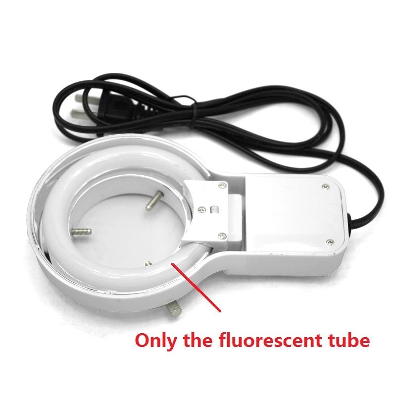 Microscope Accessories Kit 8W 10W Microscope Top Light Source Fluorescent Ring Lamp Inner Diameter 60/64/70mm For Stereo Microscope
