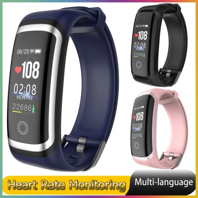 【ใหม่】Fitbit M4 สายรัดข้อมือ นาฬิกา อัจฉริยะ M4 Smart Bracelet Watch Band Fitness Bracelet Bluetooth Waterproof Man Women Fitness Tracker Smart Watch