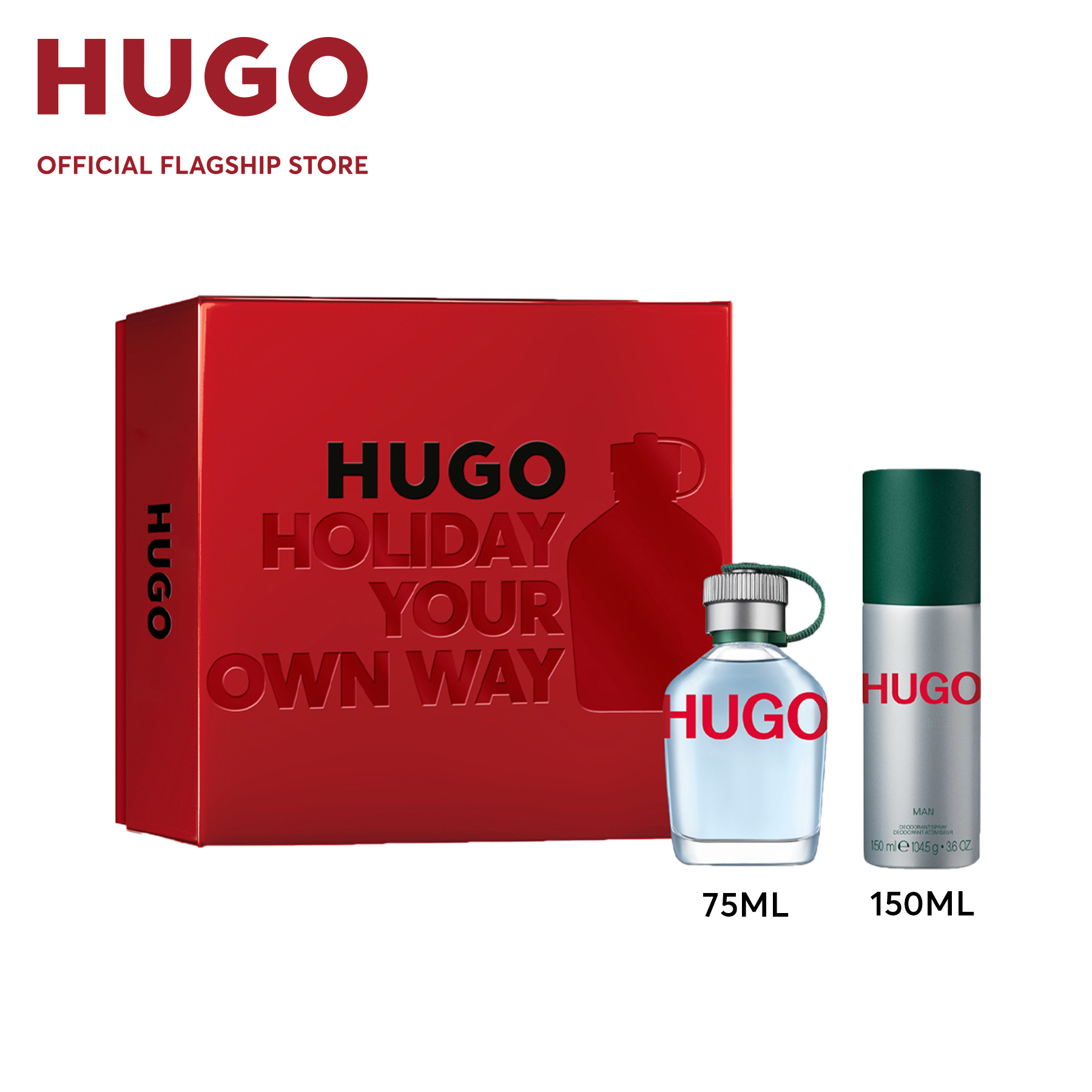 HUGO Man Fragrance Sets (HUGO Man Eau de Toilette 75 ML + HUGO Man