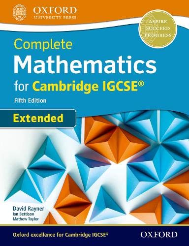 Complete Mathematics for Cambridge IGCSE (R) Student Book (Extended) (5TH)