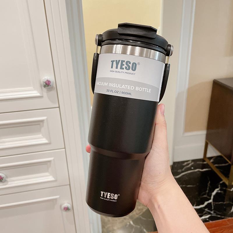 Typso (ของแท้) รุ่นล่าสุด มีที่จับ พร้อมส่ง แก้วเก็บความเย็น Tyeso แบบใหม่มี ...