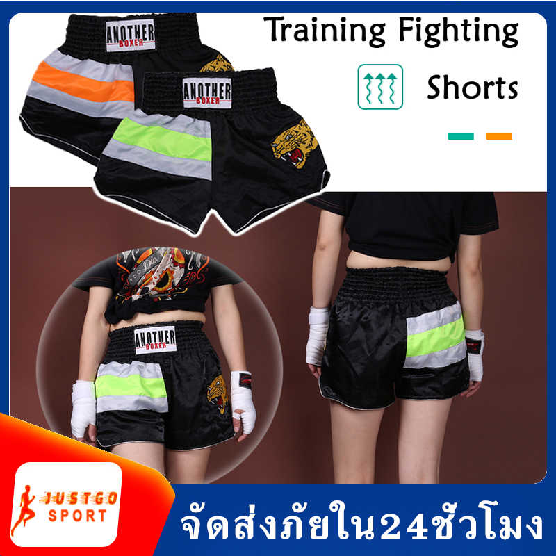 กางเกงมวย กางเกงมวยไทยผู้ใหญ่ ใช้ได้ทั้งชายและหญิง  มีไซส์ M-XXXL ทุกไซส์ราคาเท่ากัน New MMA comprehensive fighting Sanda men's and women's Muay Thai Shorts SP81