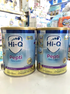 Hi-Q Pepti เปปติ อาหารสำหรับทารกที่แพ้โปรตีนนมวัว ขนาด 900 กรัม (2 กระป๋อง)