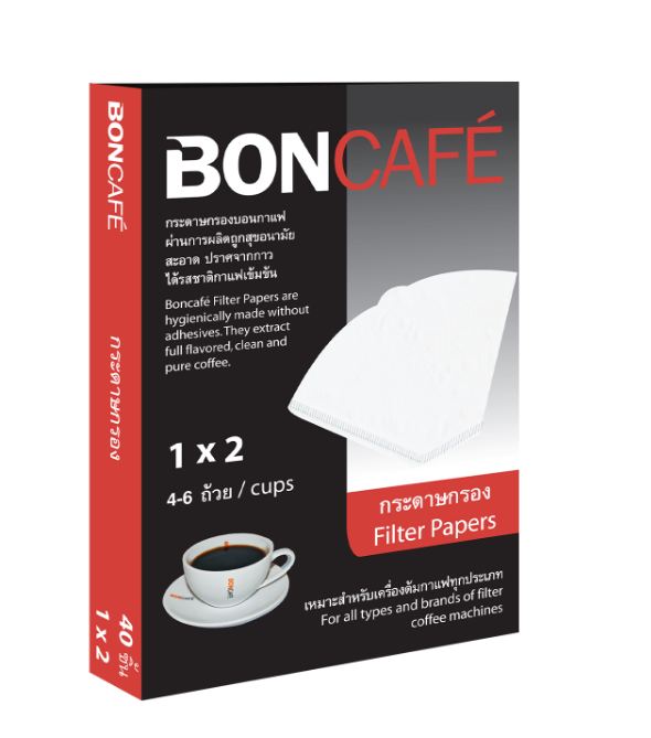 Boncafe บอนกาแฟ กระดาษกรองขนาด 1X2 นิ้ว filter paper