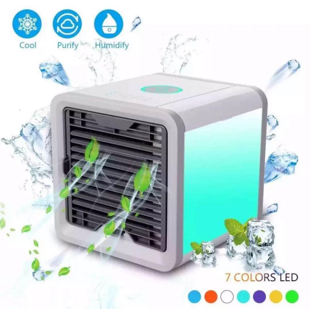 Arctic Air Cooler เครื่องทำความเย็นมินิ แอร์พกพา แอร์ตั้งโต๊ะขนาดเล็ก พัดลมไอเย็น ขนาดเล็ก พกพาง่าย