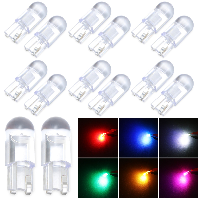 JUICYPEACHNU Nguồn T10 W5W COB LED Đèn Nêm Đỗ Xe Ô Tô Bóng Đèn Rẽ Bên, Đèn Biển Số Xe Ô Tô Cụ Đèn