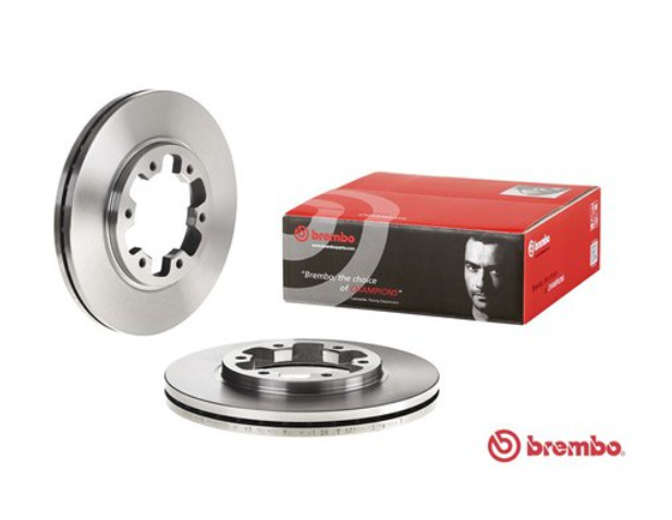 จานเบรคหน้า NISSAN FRONTIER 2WD-4WD D21,D22 1997-2005 TERRANO WD21,R20 2.4-3.5 1987-2007 09 5055 10 BREMBO ราคาต่อชิ้น