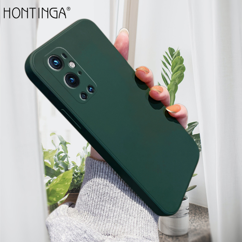 Ốp honinga cho oneplus 9 pro ốp lưng vỏ toàn bộ silicon mềm dạng lỏng chính hãng hình vuông, bảo vệ máy ảnh ốp chống sốc ốp lưng ốp điện thoại ốp mềm cho bé trai bé gái nam nữ