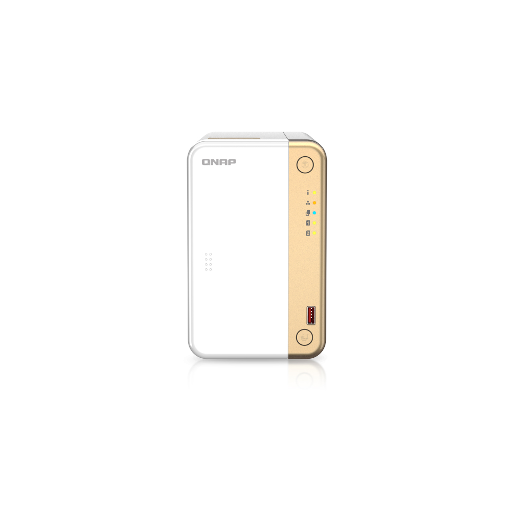 QNAP TS-262-4G Desktop NAS 2-Bay, Intel Celeron N4505 dual-core, 8 GB DDR4 onboard (อุปกรณ์จัดเก็บข้อมูลบนเครือข่าย) ราคา 15,748 บาท*ส่งฟรี