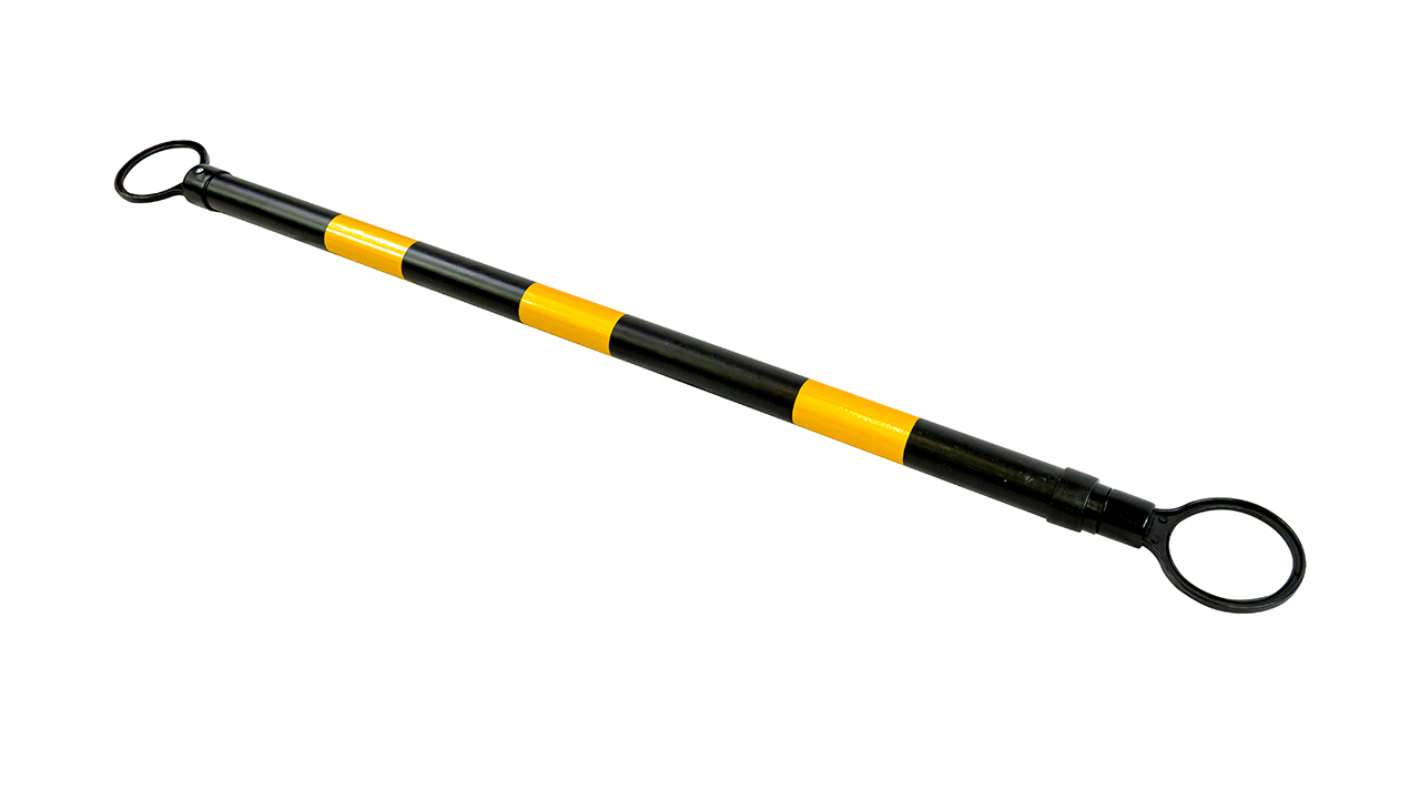 Retractable Cone Bar ท่อกั้นกรวยจราจร 2m 10x120x4cm สีเหลือง ST210223-3Y