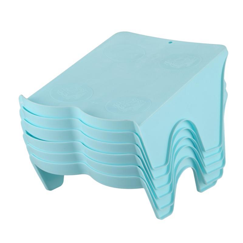 Thick Double Shoe Racks Modern Cleaning Storage Shoes Rack Living Room Convenient Shoebox Shoes Organizer Stand Shelf-6Pcs