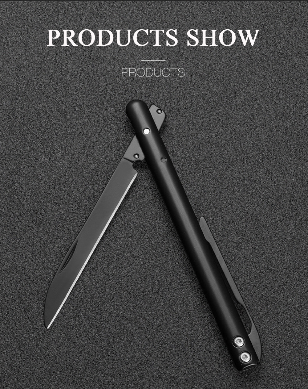 !!New product - มีดพับทรงปากกา ขนาดเล็ก มีดพับ EDC มีสีดำ สีเงิน