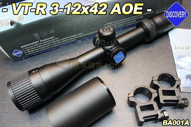 ORIGINAL Discovery กล้องติดปืนยาว VT-R 4-16x42AOE VT-R 3-12x42AOE  High Shock Proof Scope (สินค้าเกรดสูงAAA รับประกันคุณภาพค่ะ)