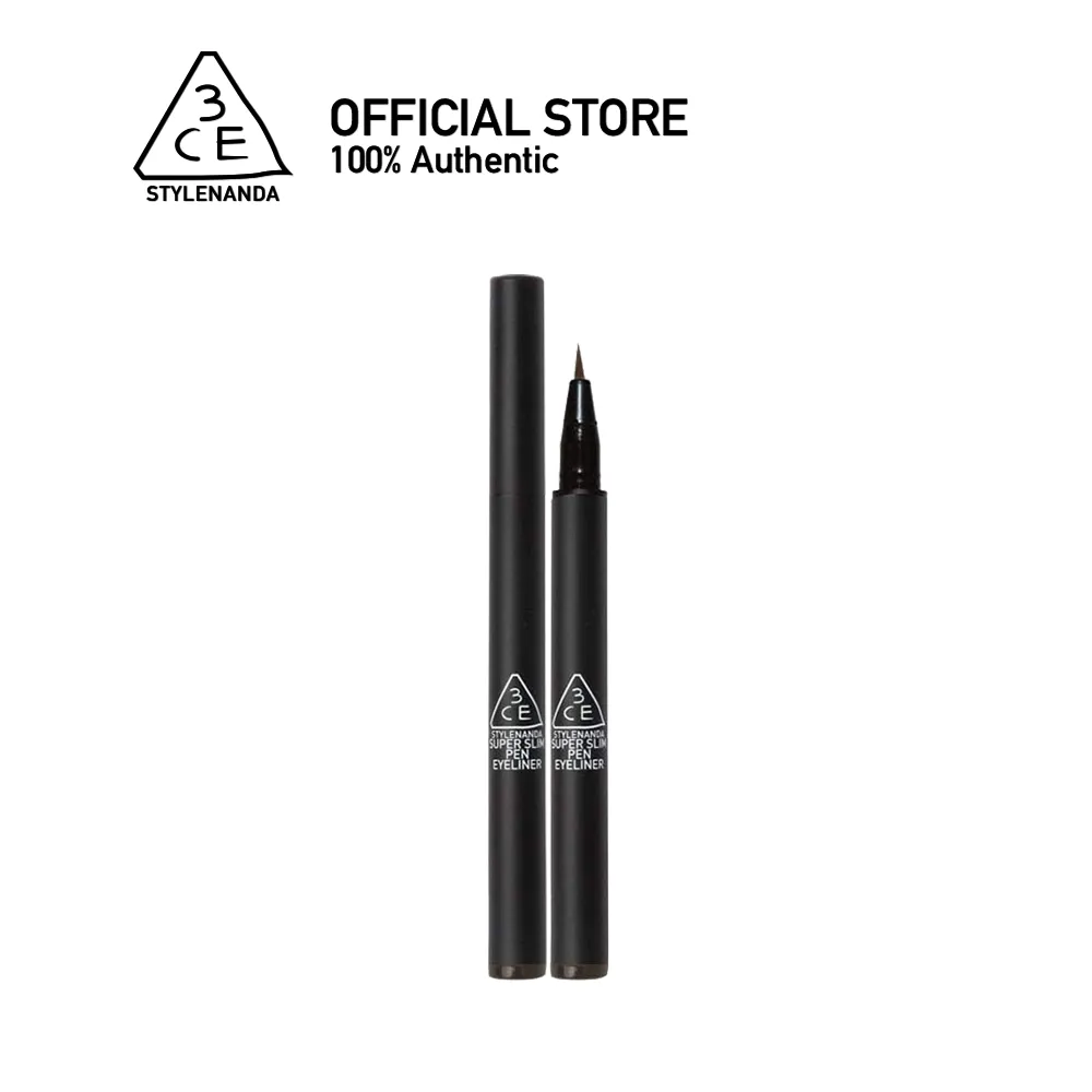 3CE SUPER SLIM PEN EYE LINER ทรีซีอี ซูเปอร์ สลิม เพน อาย ไลเนอร์ เครื่องสำอาง อายไลเนอร์ เขียนขอบตา ติดทนนาน