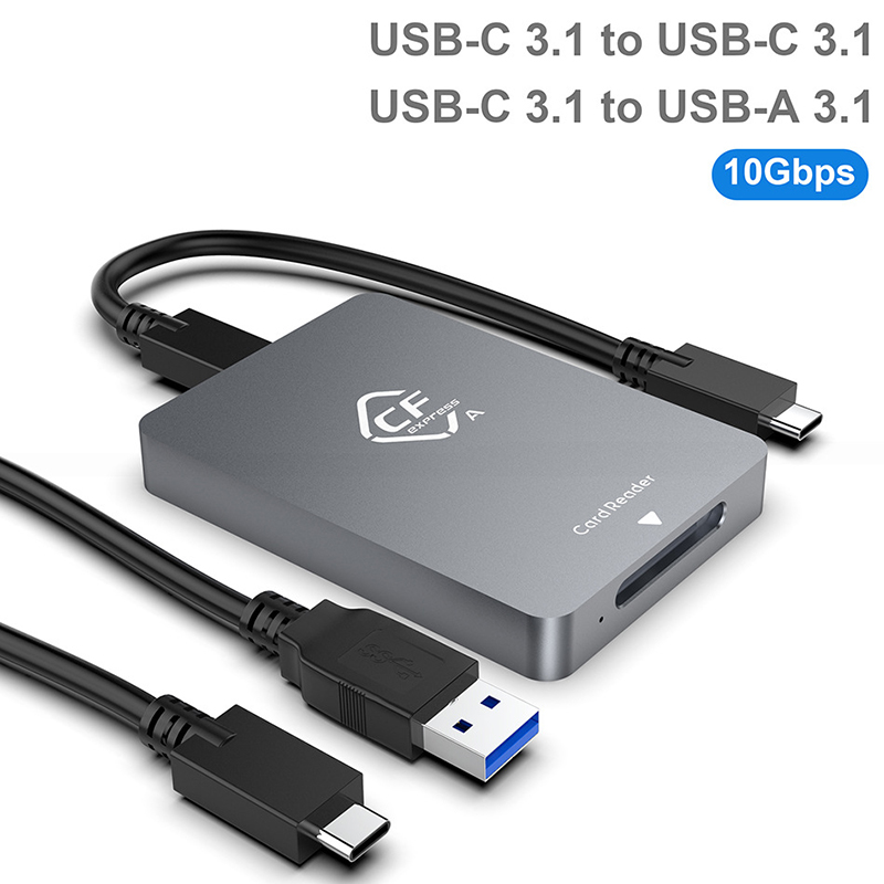 CFexpress Type a Card Reader USB3.1 Gen2 Adapter 10Gbps for Windows XP with Cable for SLR