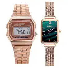 ภาพขนาดย่อของภาพหน้าปกสินค้าF91W Women LED Digital Sports Watches Luxury Top Brand Stainless Steel Life Waterproof Wrist Watches PK Casio จากร้าน Watch-TOP1 บน Lazada