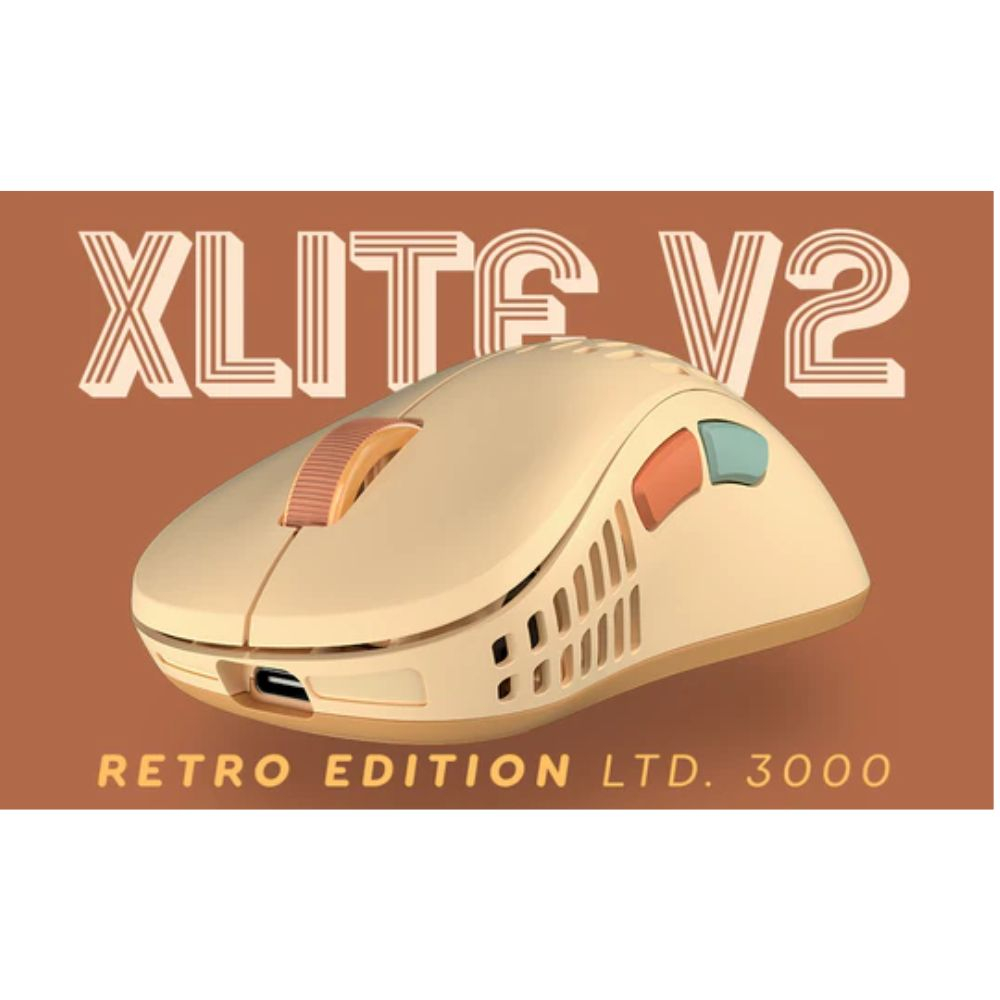 เมาส์ MOUSE Pulsar Xlite V2 Wireless Gaming Mouse - Retro Brown ...