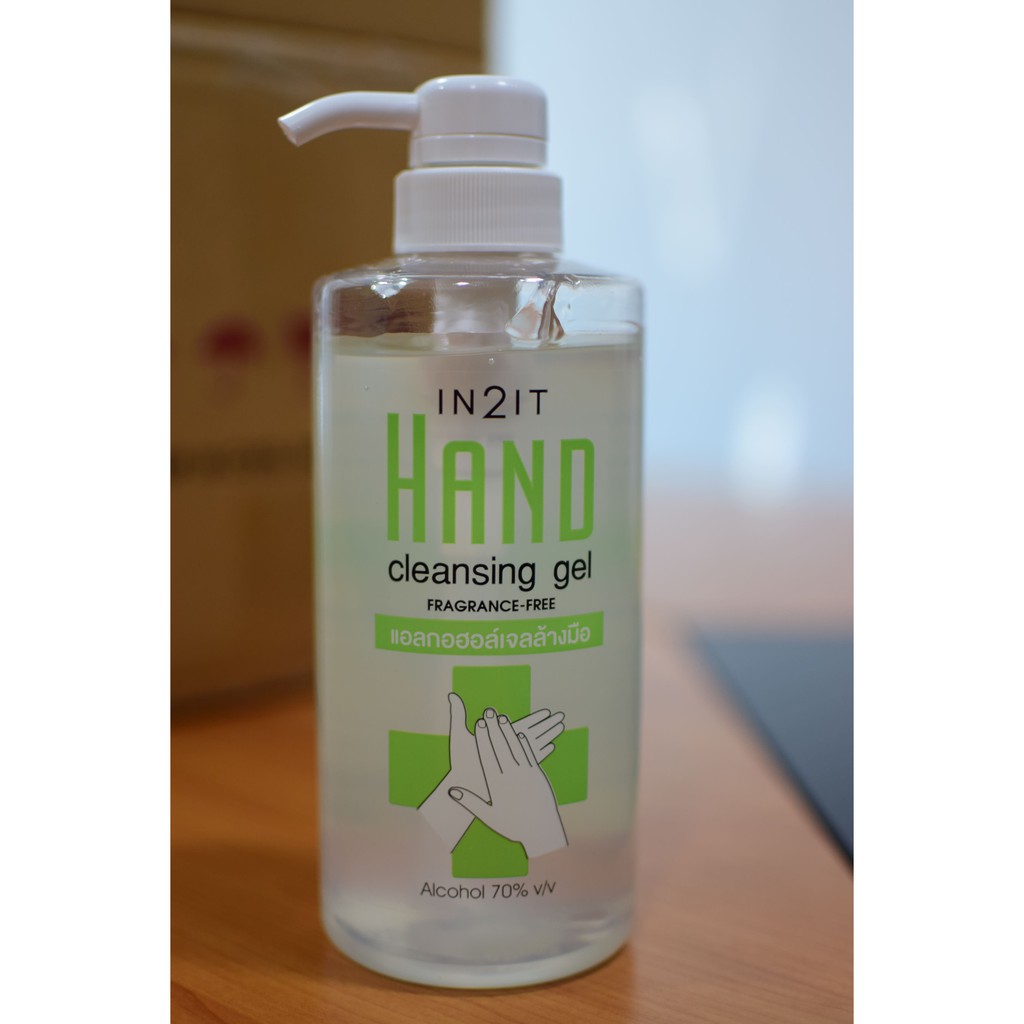 เจลIn2it hand cleansing gel แอลกอฮอล์ 70%ขนาด 465มล